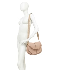 GIANNI CHIARINI HELENA ROUND Borsa a spalla con tracolla, in pelle BLU NAVY - Borse Donna - 5