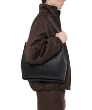GIANNI CHIARINI SANDRA Borsa a spalla con tracolla, in pelle notturno - Borse Donna - 2