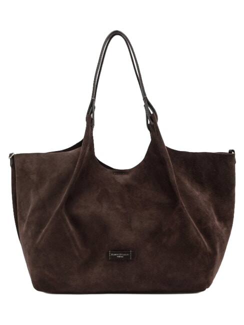 DUA Borsa a spalla, in pelle moka - Borse Donna