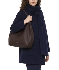 GIANNI CHIARINI DUA Borsa a spalla grande in pelle espresso - Borse Donna - 2