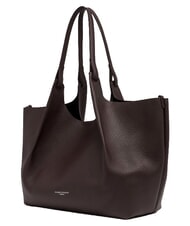 GIANNI CHIARINI DUA Borsa a spalla grande in pelle espresso - Borse Donna - 3