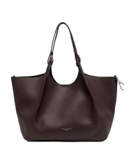 GIANNI CHIARINI DUA Borsa a spalla grande in pelle espresso - Borse Donna - 4