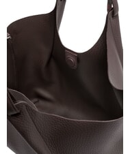 GIANNI CHIARINI DUA Borsa a spalla grande in pelle espresso - Borse Donna - 6