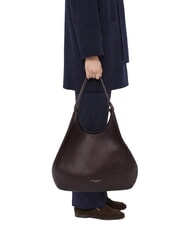 GIANNI CHIARINI DUA Borsa a spalla grande in pelle espresso - Borse Donna - 8