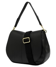 GIANNI CHIARINI HELENA ROUND Borsa a spalla con tracolla, in pelle Nero - Borse Donna - 2