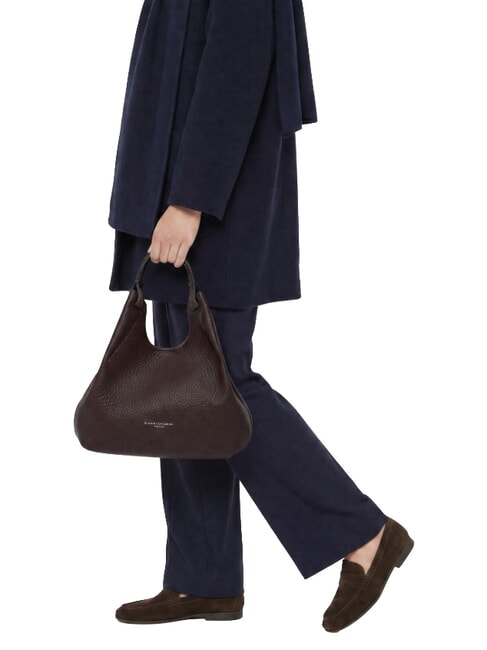 DUA Borsa a spalla, in pelle espresso - Borse Donna