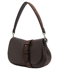 GIANNI CHIARINI HELENA ROUND Borsa a spalla con tracolla, in pelle espresso - Borse Donna - 3