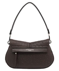 GIANNI CHIARINI HELENA ROUND Borsa a spalla con tracolla, in pelle espresso - Borse Donna - 4