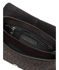 GIANNI CHIARINI HELENA ROUND Borsa a spalla con tracolla, in pelle espresso - Borse Donna - 6