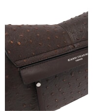 GIANNI CHIARINI HELENA ROUND Borsa a spalla con tracolla, in pelle espresso - Borse Donna - 7