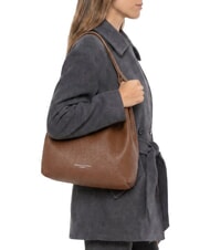 GIANNI CHIARINI DUA Borsa a spalla grande in pelle noce - Borse Donna - 2