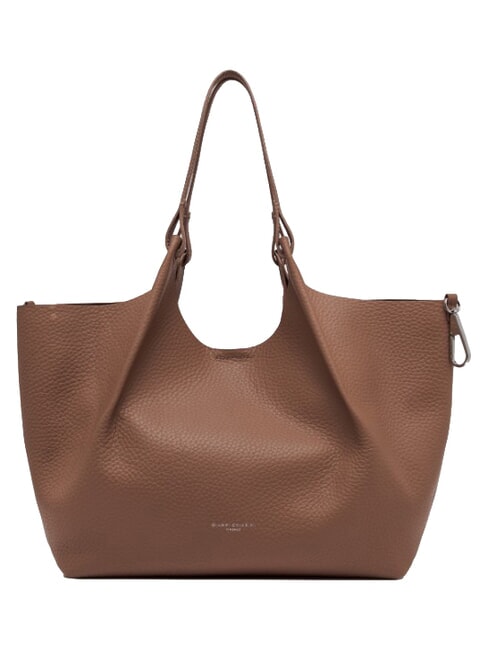DUA Borsa a spalla grande in pelle noce - Borse Donna
