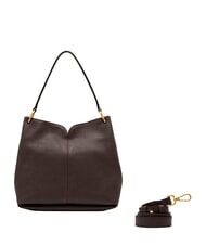 GIANNI CHIARINI SANDRA Borsa a spalla con tracolla, in pelle espresso - Borse Donna - 4
