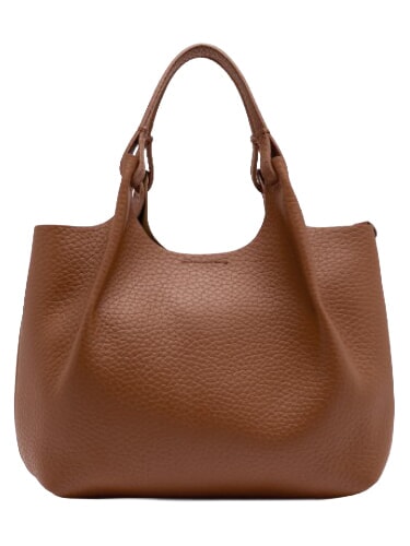 DUA Borsa a spalla, in pelle noce - Borse Donna