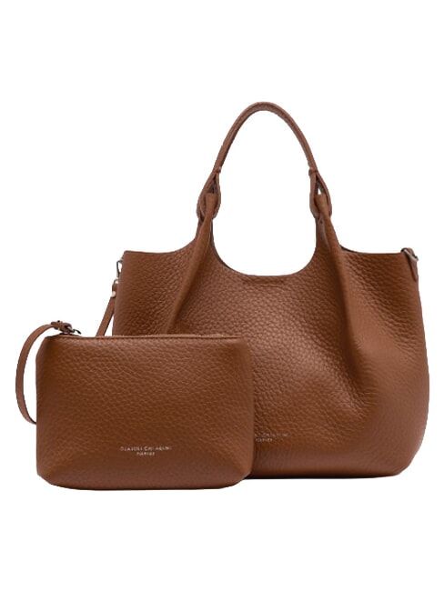 DUA Borsa a spalla, in pelle noce - Borse Donna