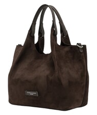GIANNI CHIARINI DUA Borsa a spalla con tracolla, in pelle moka - Borse Donna - 3