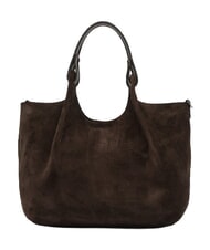 GIANNI CHIARINI DUA Borsa a spalla con tracolla, in pelle moka - Borse Donna - 4