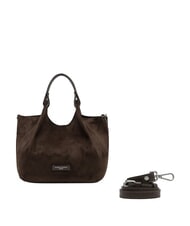 GIANNI CHIARINI DUA Borsa a spalla con tracolla, in pelle moka - Borse Donna - 5