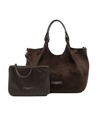 GIANNI CHIARINI DUA Borsa a spalla con tracolla, in pelle moka - Borse Donna - 6