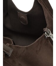 GIANNI CHIARINI DUA Borsa a spalla con tracolla, in pelle moka - Borse Donna - 7