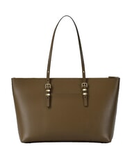 MICHAEL KORS QUINN Borsa shopping a spalla, in pelle loden - Borse Donna - 4
