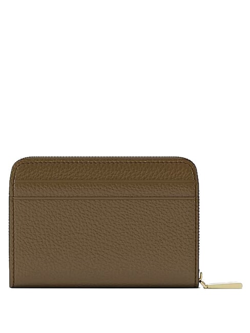 JET SET Portacarte in pelle con portamonete loden - Portafogli Donna