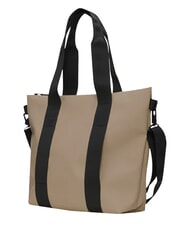 RAINS TOTE BAG MINI Borsa impermeabile beige - Borse Donna - 3