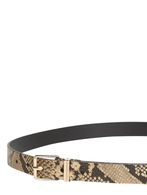 TH SQUARE Cintura in pelle snake - Cinture
