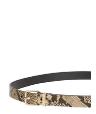 TOMMY HILFIGER TH SQUARE Cintura in pelle snake - Cinture - 2