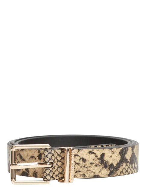 TH SQUARE Cintura in pelle snake - Cinture