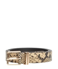 TOMMY HILFIGER TH SQUARE Cintura in pelle snake - Cinture - 3