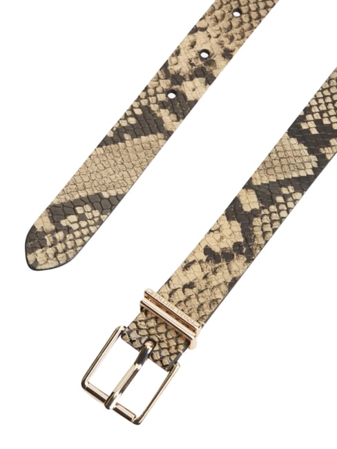 TH SQUARE Cintura in pelle snake - Cinture