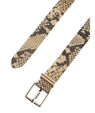 TOMMY HILFIGER TH SQUARE Cintura in pelle snake - Cinture - 4
