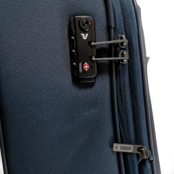 Trolley Linea ACTION, bagaglio a mano, espandibile blu - Bagagli a mano