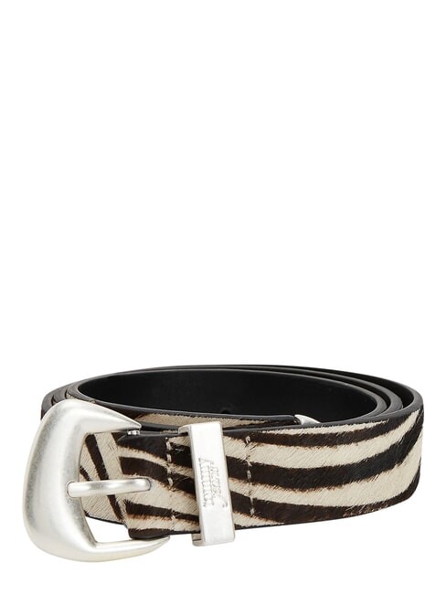 TJW ZEBRA Cintura in cavallino newsprint - Cinture