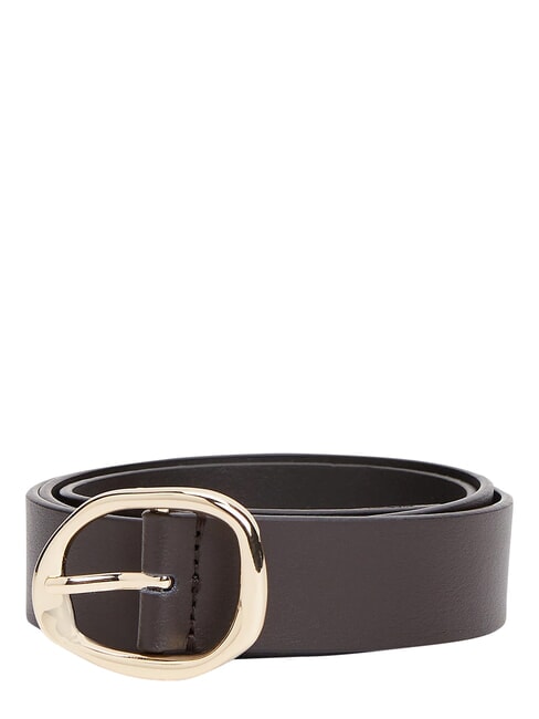 TH SCULPT Cintura in pelle fondant brown - Cinture