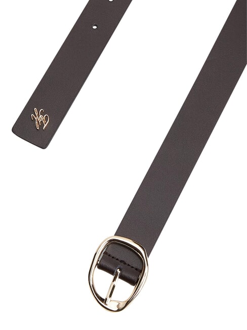 TH SCULPT Cintura in pelle fondant brown - Cinture