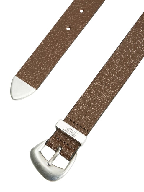 TJW SEASONAL COOL Cintura in pelle dark highland khaki - Cinture