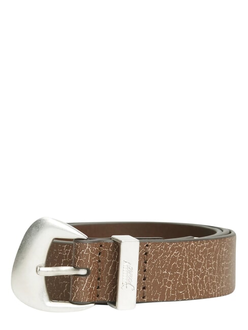 TJW SEASONAL COOL Cintura in pelle dark highland khaki - Cinture