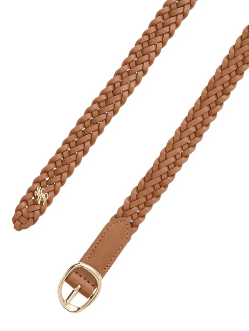 TH SCULPT Cintura in pelle cognac - Cinture