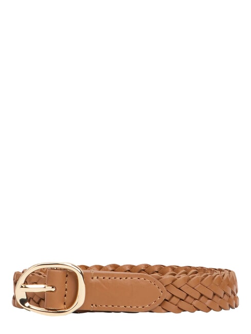 TH SCULPT Cintura in pelle cognac - Cinture