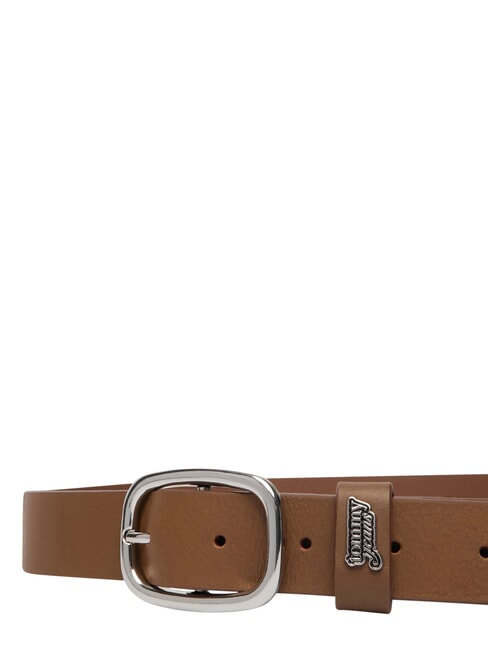TJW OVAL Cintura in pelle dark highland khaki - Cinture