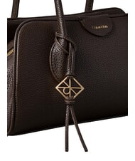 CALVIN KLEIN EMBLEM TRIO Borsa a spalla delicioso/antique silver - Borse Donna - 5