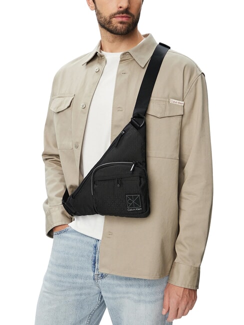 EMBLEM AOP Borsello  na black - Tracolle Uomo