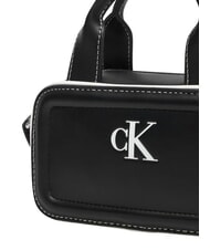 CALVIN KLEIN CONTRAST CK Mini Bag a mano, con tracolla na black - Borse Donna - 5