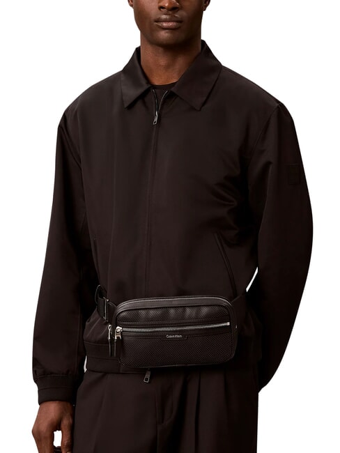 PERFORATED Marsupio na black - Marsupi