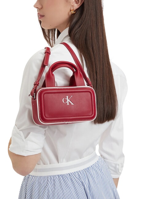 CONTRAST CK Mini Bag a mano, con tracolla bordeaux wine - Borse Donna