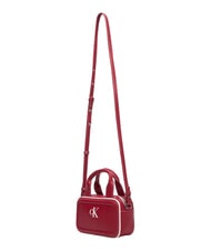 CALVIN KLEIN CONTRAST CK Mini Bag a mano, con tracolla bordeaux wine - Borse Donna - 4