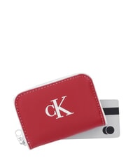 CALVIN KLEIN CONTRAST CK Portafoglio Small bordeaux wine - Portafogli Donna - 3
