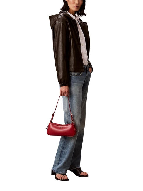 HARDWARE MONOGRAM Borsa a spalla bordeaux wine - Borse Donna